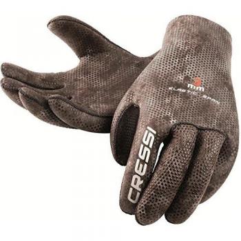 Cressi Tracina Guantes de Neopreno para Pesca Submarina, Unisex, Multicolor (Camuflaje Oscuro), M