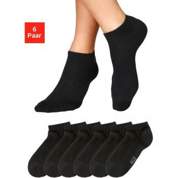 H.I.S Sneakersocken für Damen mit Frotteesohle, 6 Paar