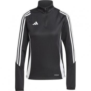 Adidas Women's Tiro24 Half Zip Pullover – Black and White