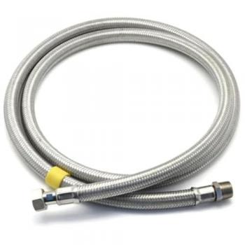 Flessibile gas 150 cm inox 1/2x1/2