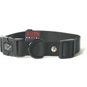 Nylon Halsband Zwart Verstelbaar 40 mm x 50-70 cm
