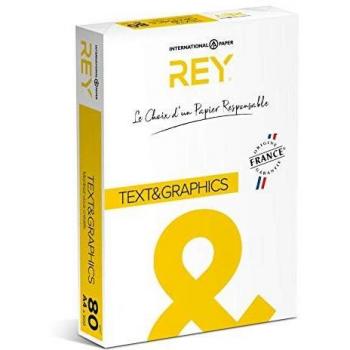 Kopieerpapier Rey Text & Graphics A4 80gr wit CIE170 500vel