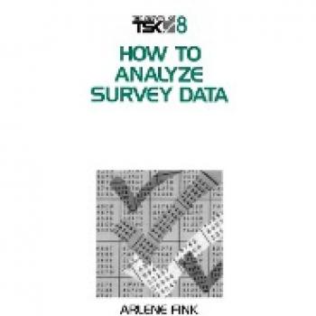 How to Analyze Survey Data, Survey Kit, 8