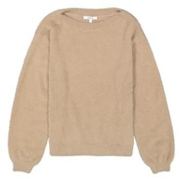 Dunkelgrauer Pullover in Taupe-Farbton