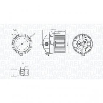 Ventilatore di abitacolo MAGNETI MARELLI 069412751010
