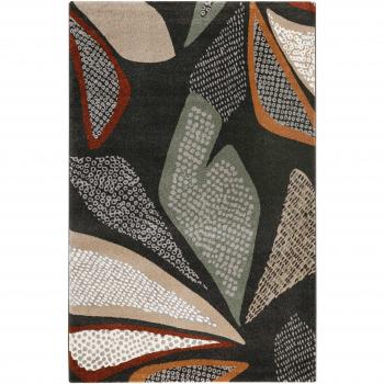 Tapis Esprit Naturel Fond Anthracite 133x200