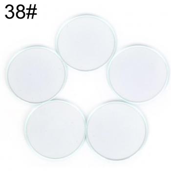 Transparent Round Watch Crystal Glass 5pcs 36mm-40mm