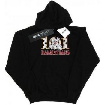 Felpa con cappuccio nera 101 Dalmatians per donne