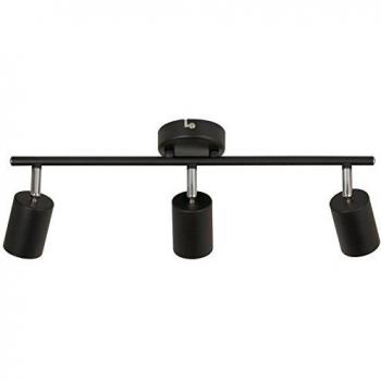 Nordlux Explore‑Deckenlicht, 3 Balken, 3 × 7 W, Schwarz, GU10