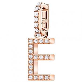 SWAROVSKI Charm Remix Collection E, Bianco, Placcato Oro Rosa 5437621