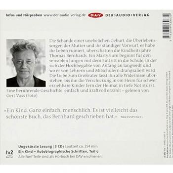 Thomas Bernhard Ein Kind: Ungekürzte Lesung