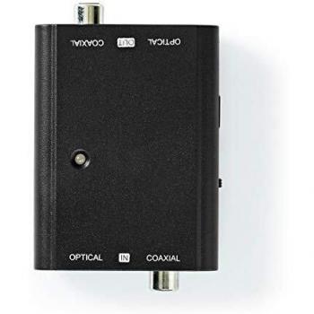 DAC Digital Audio Converter RCA S/PDIF + Toslink Optical to RCA S/PDIF + Toslink Converter Adapter with USB Power Cable