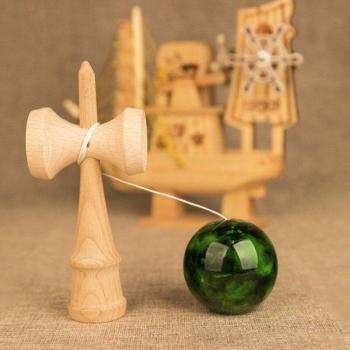 18CM Marble Color Wooden Kendama