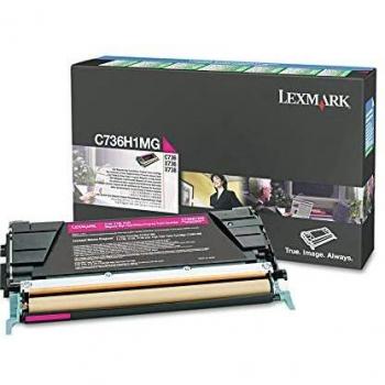 Cartucho de tóner original Lexmark C736H1MG 1 pieza(s) Magenta