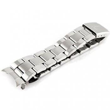 Alienwork IK Uhrenarmband Silber Edelstahl