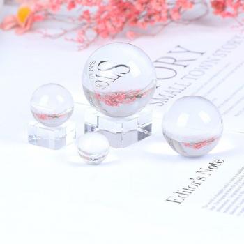 Rocaille Ronde Cristalline 2‑5 cm pour Mariage