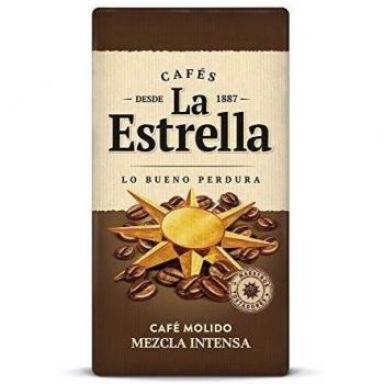 La Estrella Café Molido Mezcla Intensa 50/50, Paquete de 250 gramos