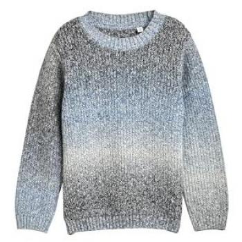 Tom Tailor Pullover Crema Blu Scuro