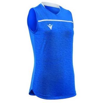 Blaues Damen‑T-Shirt von Macron Thallium – Kurzärmlig, XS