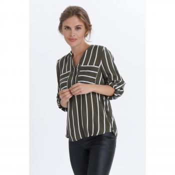 Multicolor Kaffe Babara Blouse, Women's Size S