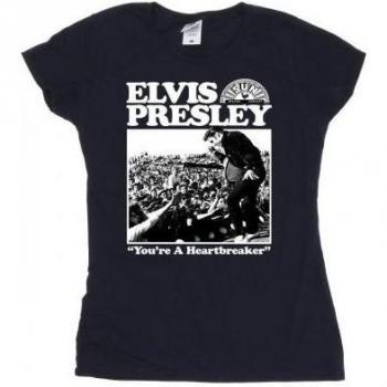 T‑shirt Elvès Femmes « Heartbreaker » couleur noire