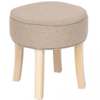 Atmosphera Créateur D'Intérieur: Sgabello Adriel in Pioppo Beige 35x35 cm