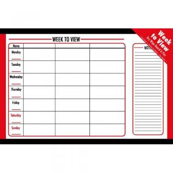 Dry‑Wipe Weekly Planner by Tallon