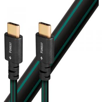 Audioquest Forest USB‑C Kabel 0,75 m – Farbe Schwarz