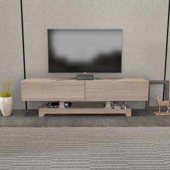 Tera 120 Cm TV Unit with Open Shelf and 2 Cabinets