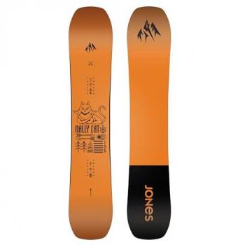 Snowboard Jones Rally Cat 2025 Nero Arancione 156 Unisex