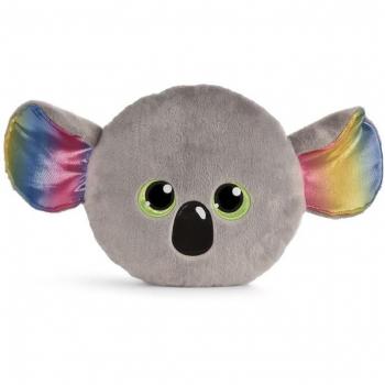 Peluchon Koala Miss Nici Glubschis, coussin 32×32 cm – Gris
