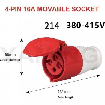 4-Core 16A/32A Explosion-proof Connector