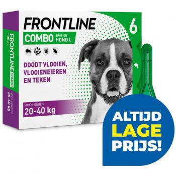 Frontline Combo Spot-On Hond L 6 pipetten
