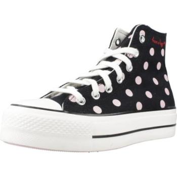 Converse Sapatilhas Chuck Taylor All Star Lift Polka Dots A10688C – Altas Pretas com Lunetas Brancas
