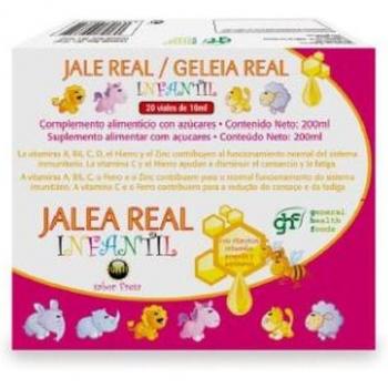 Geleia Real Morango para Crianças 20 Ampolas 10ml