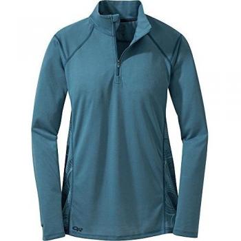 Outdoor Research Damen‑Oasis/Nacht Zip‑Top Essence L/S, X‑Small