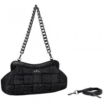 Replay Women's Fw3673 Shoulder Bag, 0097 Washed Black, UNIC