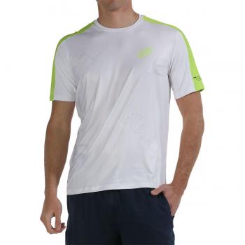 Herren T-Shirt Bullpadel Kurzarm Weiß