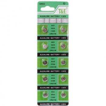 Pilas A76 y LR44 de reloj – Kit con 10 recambios