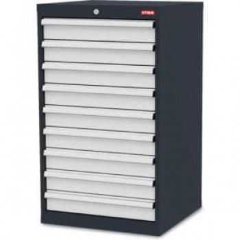 STIER 9‑facher Schubladenschrank, BxTxH 600×575×1020 mm