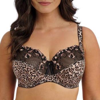 Elegant Talia Side Support Bra – Chocolate Brown