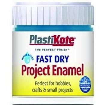 PlastiKote Fast Dry Enamel Paint B23 Bottle Harbour Blue 59ml