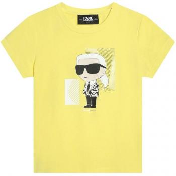 T-shirt Fille Karl Lagerfeld Kids manches courtes Rouge 8A