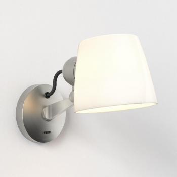 Nickel‑Matte Wandleuchte Imari (E27, 262 mm) – Astro
