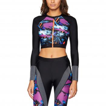 Speedo Damen Rashshirt Stormza Schwarz 36