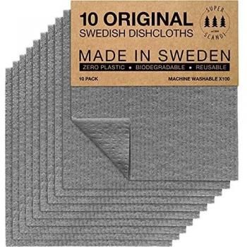 SUPERSCANDI Sustainable Kitchen Cleaning Cloths