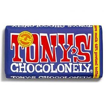 Bretzel‑Toffee Dunkelschoko – Tony’s Chocolonely Vollmilch 180 g