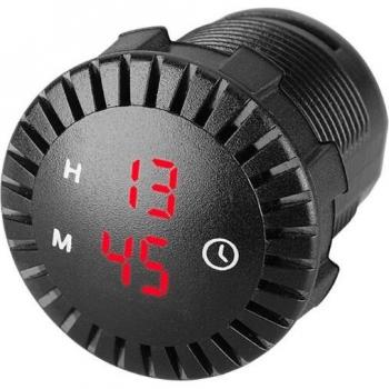 Affichage d'horloge numérique LED pour voiture et moto, 12V/24V