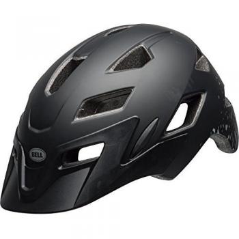 Casco Bici Bell, Taglia Unica, Nero Opaco e Argento