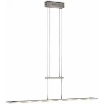 Dimmerable Mia LED Lampadario in Nichel Opaco